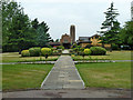 Path towards Croydon Crematorium