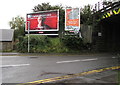 ST1880 : Primesight advertising boards, Heath Halt Road, Cardiff by Jaggery