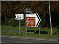 Roadsigns on Oak Road