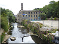 River Calder, downstream from Stubbing Holme Road