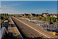 Looking south from the footbridge on Radley Station