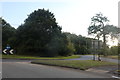 Roundabout on Romsey Road, Cadnam