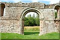 SJ8207 : Archway in White Ladies Priory by Jeff Buck