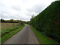 Minor road near Mansell Farm Cottages