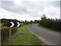 Bends in Campden Road (B4035)