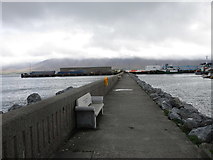 Q7314 : Harbour wall at Fenit by Jonathan Thacker