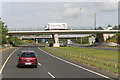O2124 : M50 northbound, Bridge at Junction 15 by David Dixon
