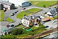 The Queens Hotel from Harlech Castle