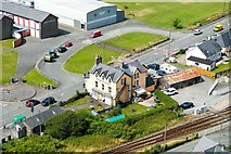 SH5831 : The Queens Hotel from Harlech Castle by Jeff Buck