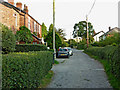 Elm Beds Road near Higher Poynton in Cheshire