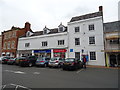 Post Office and shops on Market Place, Banbury