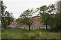 Pile of rubble near Dove Meadow Drain