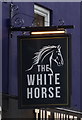 Sign for the White Horse, Shipston on Stour