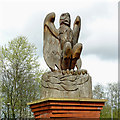 Phoenix sculpture in Parkfield Road, Wolverhampton