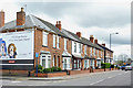 Terraced housing on Dudley Road near Blakenhall, Wolverhampton