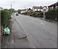 NNW along Pantbach Road, Rhiwbina, Cardiff