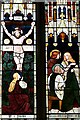 Pulham Market, St. Mary Magdalene Church: Part of the east window in the chancel