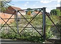 Northumberland Street - fenced-off area