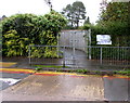 Coryton Primary School entrance gates, Cardiff