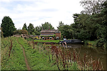 SJ9553 : Caldon Canal (Leek Branch) near Denford, Staffordshire by Roger  D Kidd