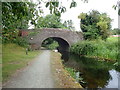 Bridge carrying Rhallt Lane over the Montgomeryshire Canal at Buttington