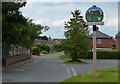 South Witham village sign along Water Lane