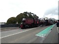 SH5738 : Garratt locomotive in Porthmadog by Gerald England