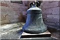 NY4430 : Greystoke, St. Andrew's Church: Redundant church bell by Michael Garlick