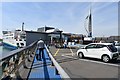 SZ6399 : Portsmouth: Scenes from the upper deck of the 'Wightlink' car ferry terminal 8 by Michael Garlick