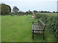 The southern edge of St John the Baptist Churchyard at Little Maplestead