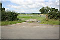 Field gateway from rural road west of Dalston