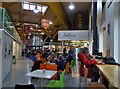 Food area in The Moor Market, Sheffield