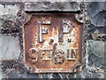 Old F.P. (Fire Point) marker on Village Road, Llanfairfechan