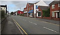 West along the A549 Brunswick Road, Buckley