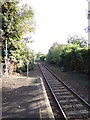 TL9033 : Railway at Bures Railway Station by Geographer