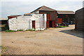 Geese and buildings at New House Farm