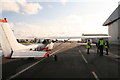 Outside Titan Airways Hangar at Stansted Airport (2)