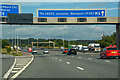 SD5829 : Samlesbury : M6 Motorway by Lewis Clarke