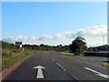 The B4031 passes RAF Croughton