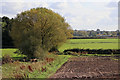 SO8397 : Fields near Trescott in Staffordshire by Roger  D Kidd