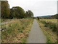 Cycle and Pathway beside the A93 at Cordach