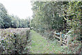 SU4814 : Gate into Moorgreen Meadows - wider view by Richard Dorrell
