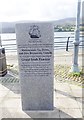 Stone commemorating the voyage of the emigrant vessel 