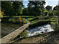 SE2707 : Top cascade and footbridge in Cannon Hall park by Stephen Craven
