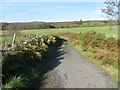 Wall enclosed track leading to Lochside