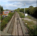 Welsh Marches line north towards Leominster station