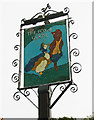 The Fox & Goose (b) - sign, Farmers Way, Westlands, Droitwich Spa, Worcs