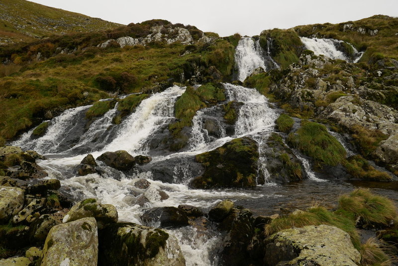 Waterfalls on Afon Goch © Hansjoerg Lipp :: Geograph Britain and Ireland