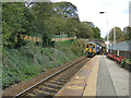 SE2208 : Train entering Denby Dale railway station by Stephen Craven