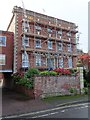 Waterside House under scaffolding